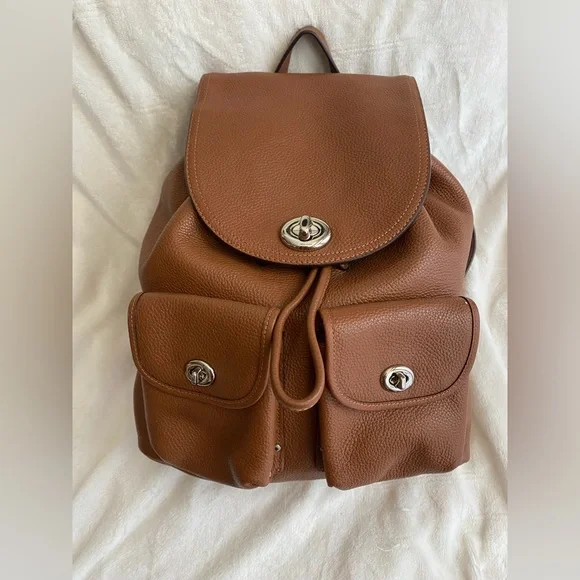 Coach Backpack Large Saddle Coach Outlet Large Court Backpack In Signature Canvas  main image 2